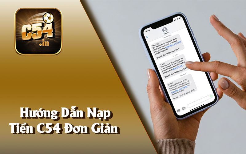 Hướng Dẫn Nạp Tiền C54 Đơn Giản